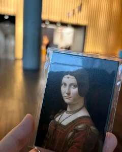 フレグランスカード　ルーヴル　ルーヴル美術館展　美しきフェロニエール　レオナルドダヴィンチ